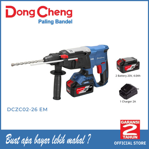 Mesin Bor Beton Rotary Hammer Brushless 26MM Dongcheng DCZC02-26 EM