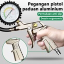 ISKU tire inflator air pressure gauge isi ukur tekanan angin 3 in 1/tire pressure gauge kit/alat pengisi ukur tekanan buang angin ban/alat pengukur tekanan angin