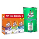 Mr Muscle Paket Premium Refill / Pembersih Serbaguna Dan Kloset Duduk