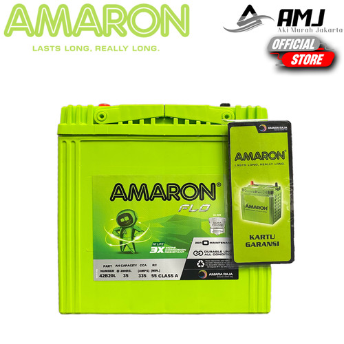 Aki Mobil Suzuki Ignis NS40ZL / 42B20L Amaron Hi-Life 12V / 35Ah