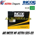 Aki Mobil CHEVROLET Estate INCOE MF Astra 555-59 Aki Kering 12V / 55Ah