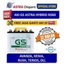Aki GS ASTRA Hybrid NS60 (Free Pemasangan Instan + Tukar Tambah)