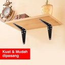 Kenmaster Siku Rak 10 X 12 CM - 1 set isi 2 PCS/SKRK005-Siku Penyangga