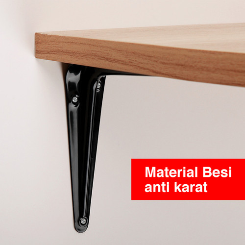 Kenmaster Siku Rak 10 X 12 CM - 1 set isi 2 PCS/SKRK005-Siku Penyangga