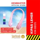 Kipas Angin Leher ISB /Portable Sport Lazy Neck Fan Kenmaster - KM-880