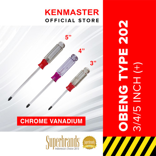 Kenmaster Obeng Type 202 3/4/5 in Plus