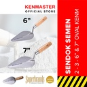 Kenmaster Sendok Semen Oval Lancip KM-1077 Gagang Kayu
