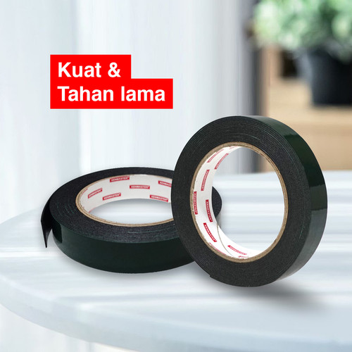 Kenmaster Double Tape / Lem Double Bolak Balik Hijau TP02