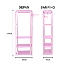 Hanger Pole Rack GY-288 - Stand Hanger Gantungan Berdiri