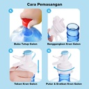 Keran Aqua Galon Air Minum / Kran Tutup Galon Air-KRTM099
