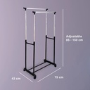 Hanger Double Pole Clothes Rack 6806 - Gantungan