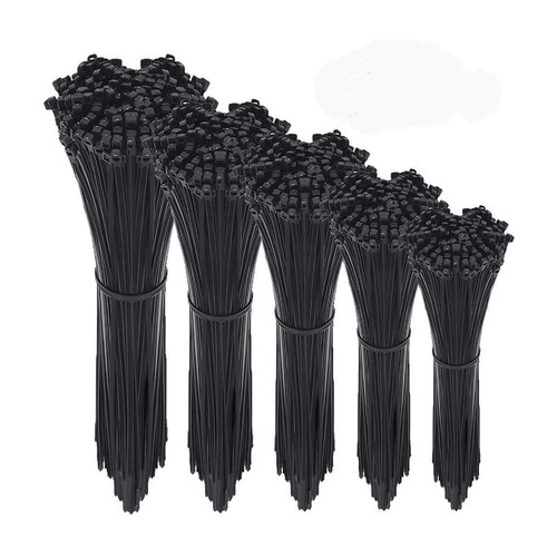 Kenmaster Cable Ties 3X10cmX100Pcs Black + White ( 2 Pack )