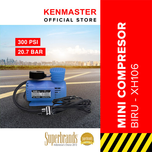 Kenmaster Mini Air Compresor XH-106 - Biru