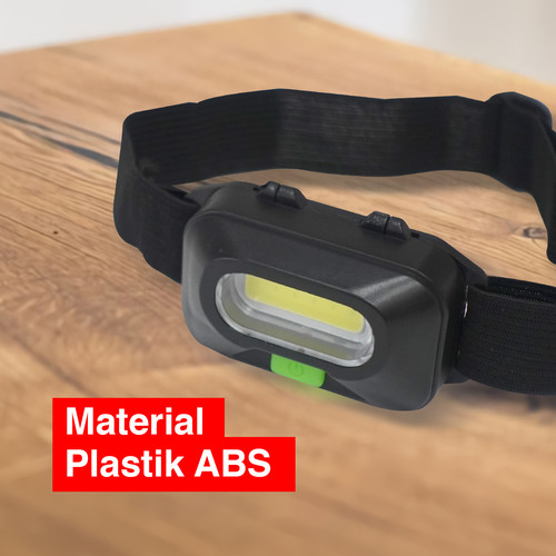Kenmaster Senter Kepala - Head Lamp 3 Sensor Lampu LED
