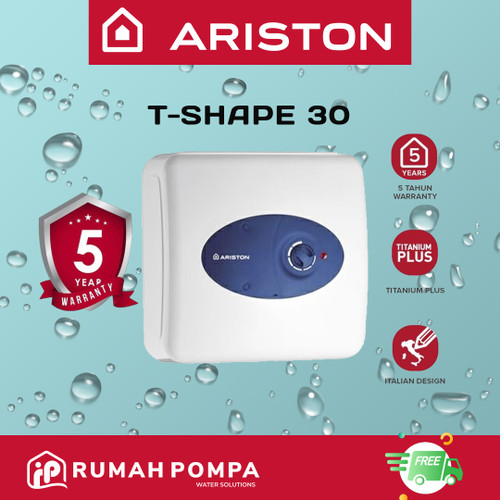 Water Heater Ariston TSHAPE 30 800 Watt | Made in Italy