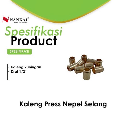 Nankai Selongsong Kaleng Pres Selang Kompresor