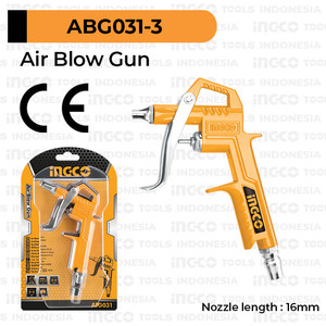 Air Blow Gun (16 mm) INGCO ABG031-3 Semprotan Duster Tiup Peniup Angin