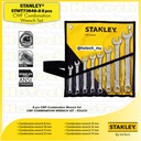 STANLEY STMT73649-8 | 8 pcs  Combination Wrench Set | Kunci Ring Pas