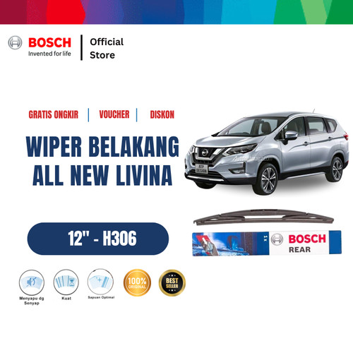 Bosch H306 Rear Wiper Kaca Belakang Mobil All New Livina 2019-On