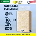 PLASTIK STANDING VACUUM BAG GUSSET 18x40 +6cm NYLON BERAS DELKOCHOICE SATUAN