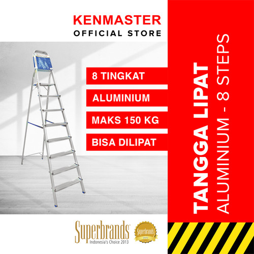 Kenmaster Tangga Lipat 8 Step Alumunium KM-108 A Type - TNGG004