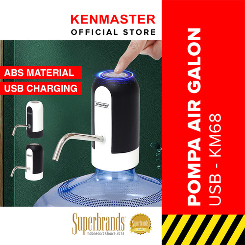 [EZM.2500470] Pompa Air Galon Elektrik / Dispenser Air Minum USB KM-68 Kenmaster
