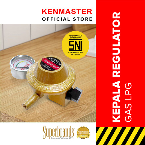 [EZM.2500549] Kenmaster Kepala Regulator Gas LPG + MTR KM-911 Kepala Elpiji