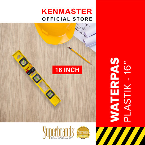 [EZM.2500566] Xander Waterpass / Torpedo Level Plastik 16 in