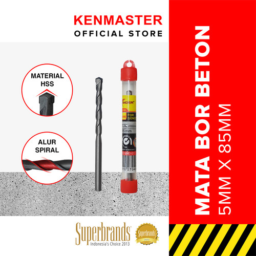 [EZM.2501235] Xander Mata Bor Beton 5 MM X 85 MM BOX - 1 PCS