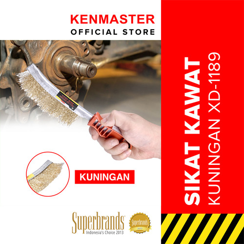 [EZM.2500636] Xander Sikat Kawat Model Pisau XD-1189 Baja Kuningan