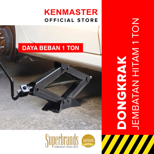 [EZM.2500927] Kenmaster Dongkrak Jembatan 1 Ton Hitam