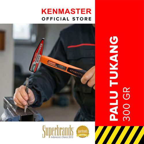 [EZM.2500958] KENMASTER PALU TUKANG 300 GR ORANGE HANDLE