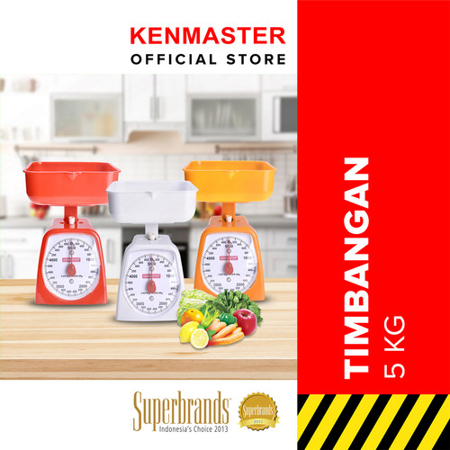 [EZM.2501092] Kenmaster Timbangan Kue - 5 Kg - Orange