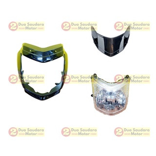 [EZM.1150861] Paket Bundling Lampu Depan Cover Visor Set Viar Karya 150 200 300 cc